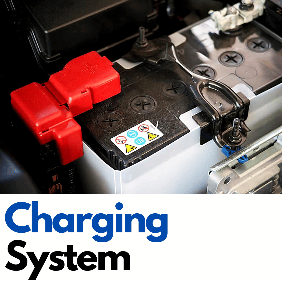 Car battery store charging system