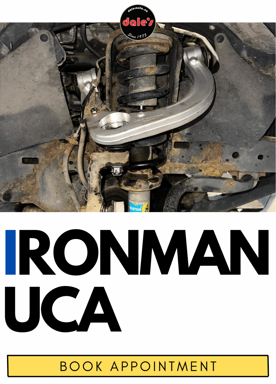 Ironman Upper Control Arms | Toyota Tacoma | Dale's Auto Service | Dales Auto Service 604-530-9160 | Auto Repair, Brakes, Tires, Wheel Alignment Service Near Me