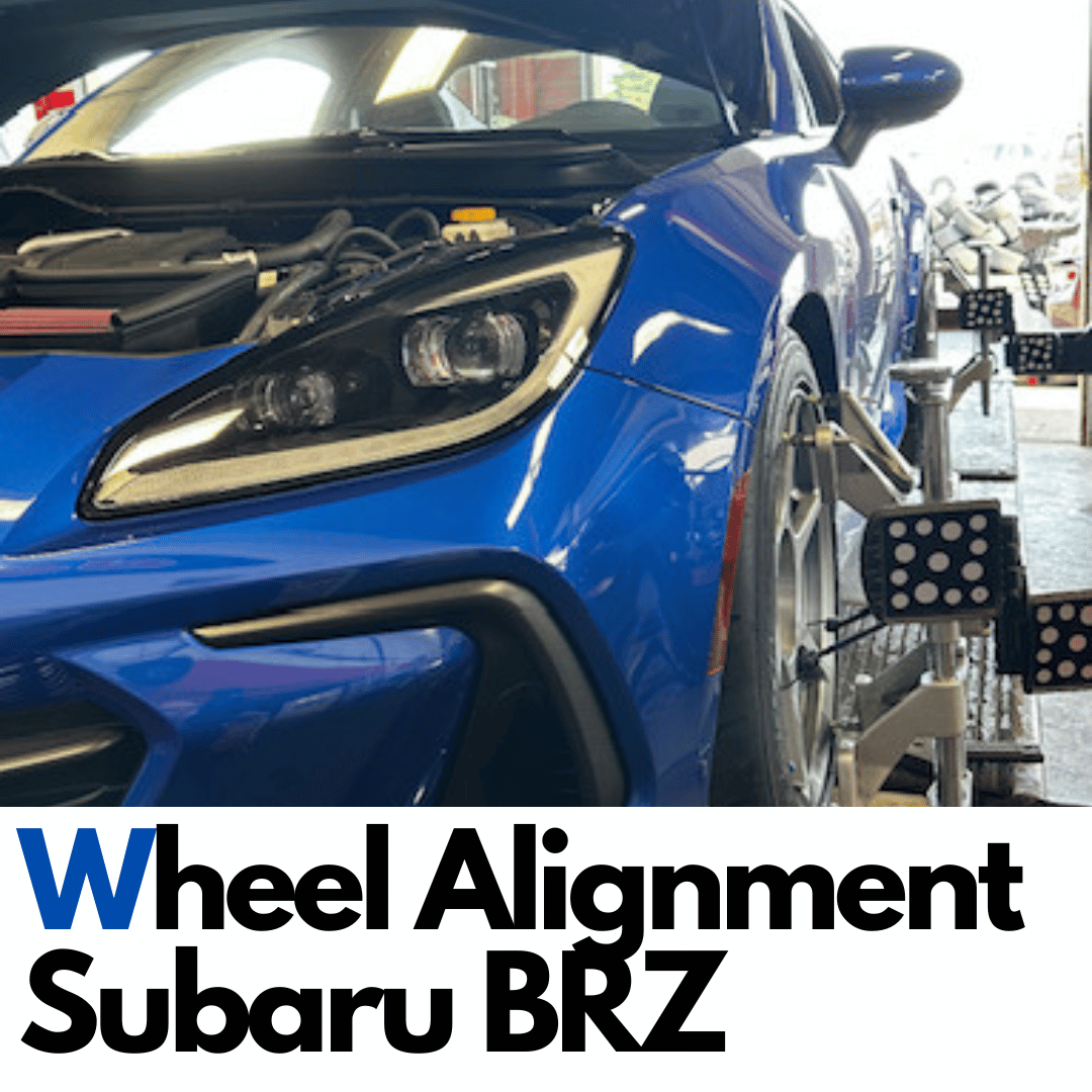 Subaru Brz in for a 4 Wheel Alignment | 604-530-9160 | Dale's Auto Service | Dales Auto Service 604-530-9160 | Auto Repair, Brakes, Tires, Wheel Alignment Service Near Me