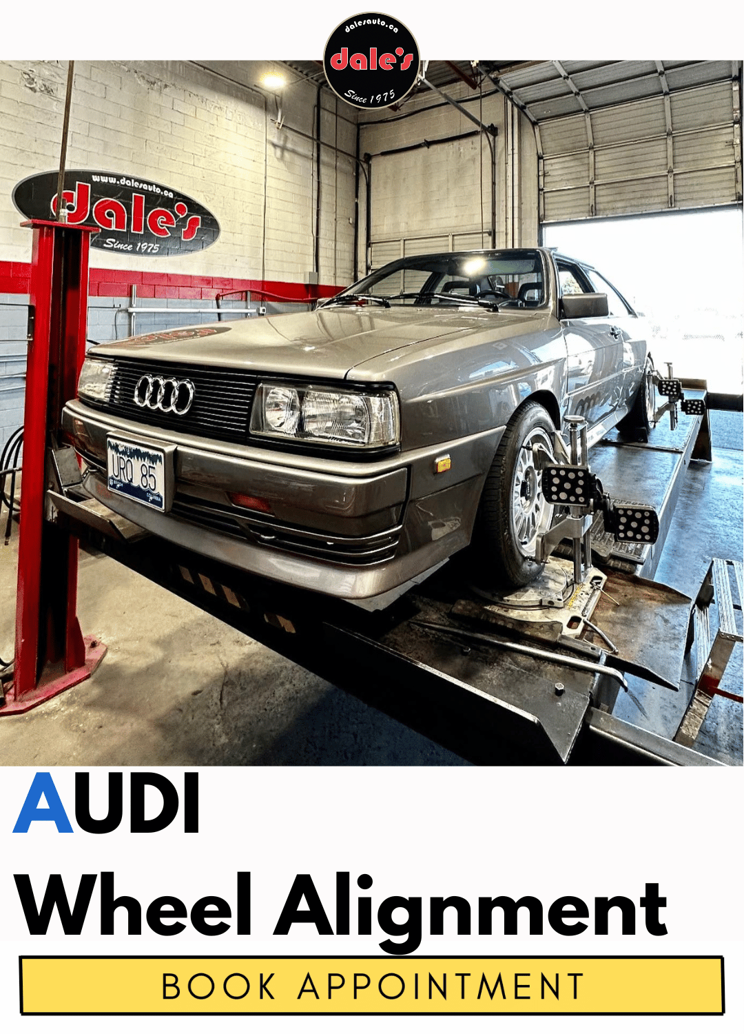 AUDI Wheel Alignment in Langley Dales Auto Service