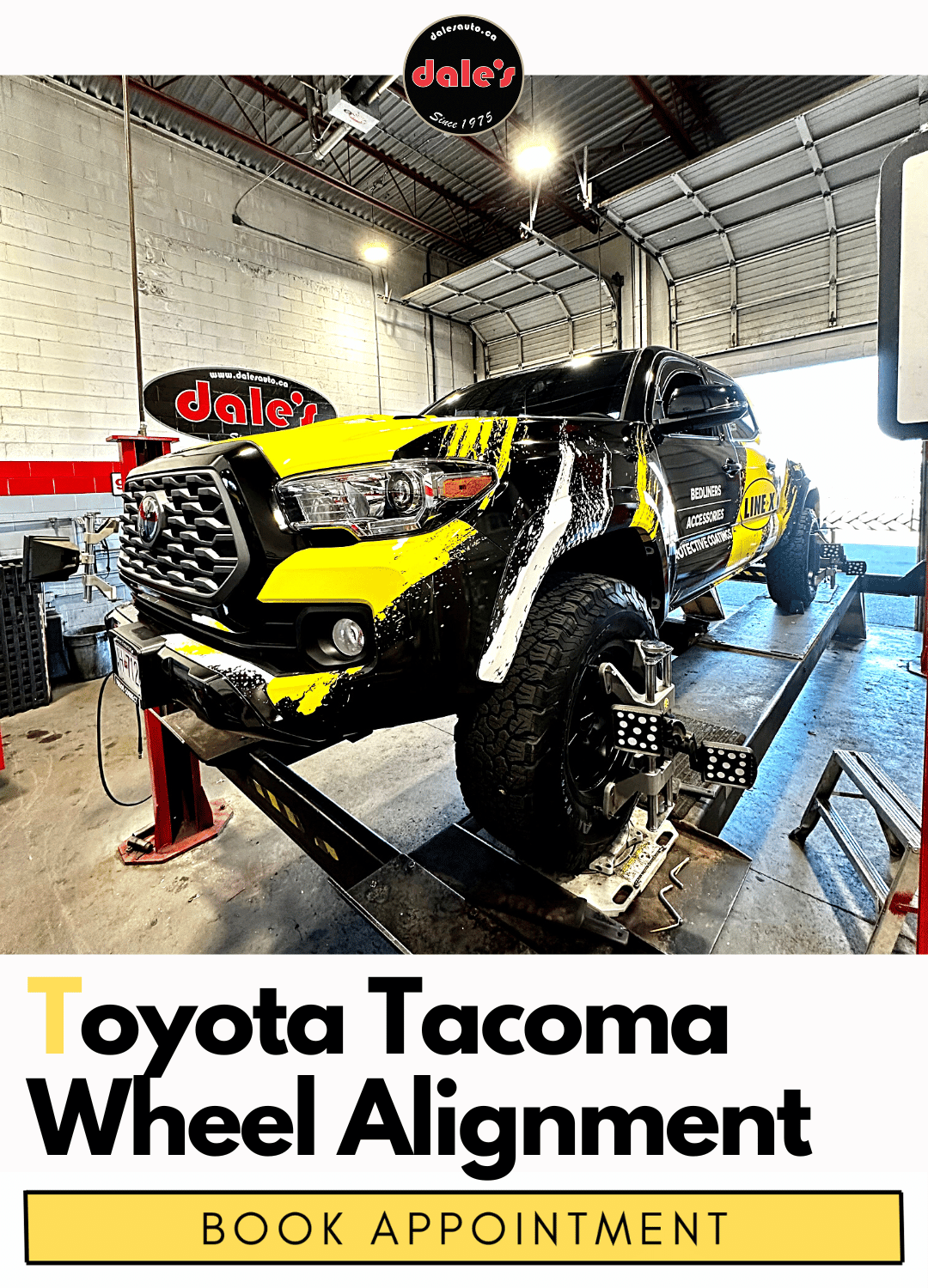 Toyota Tacoma Wheel Alignment at Dales Auto Service