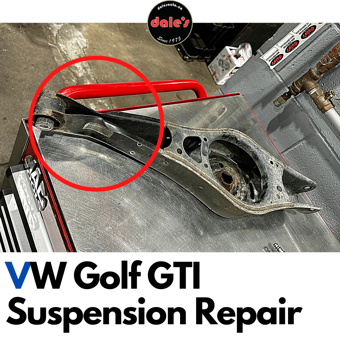 Vw Golf Gti Suspension Damage Repair Dales Auto Service
