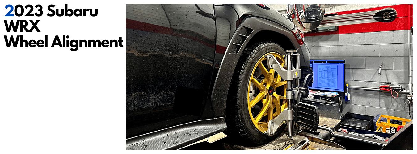 2023 Subaru Wrx Wheel Alignment Dales Auto Service