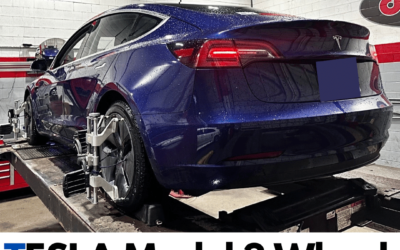 Tesla Model 3 in for a Wheel Alignment | 604-530-9160
