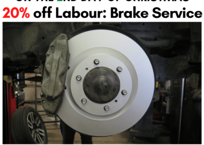 20% off Labour Brake Service Dale's Auto Service Dec 14 (1)