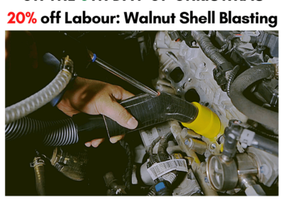 20% off Labour Walnut Shell Blasting Dale's Auto Service Dec 18