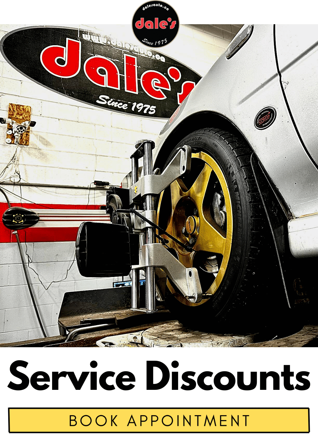 Dale’s Auto Service Loyalty Program | 604-530-9160 | Dales Auto Service 604-530-9160 | Auto Repair, Brakes, Tires, Wheel Alignment Service Near Me