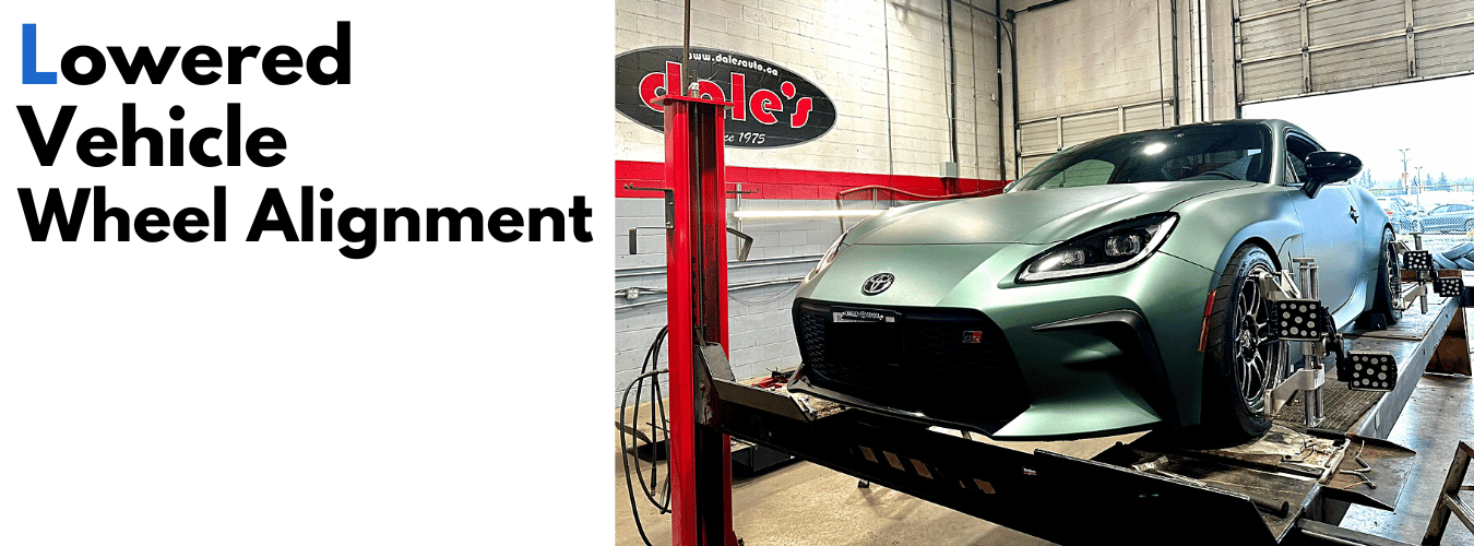 Lowered Vehicle Wheel Alignment Dales Auto Service Lowered Vehicle Wheel Alignment Dales Auto Service