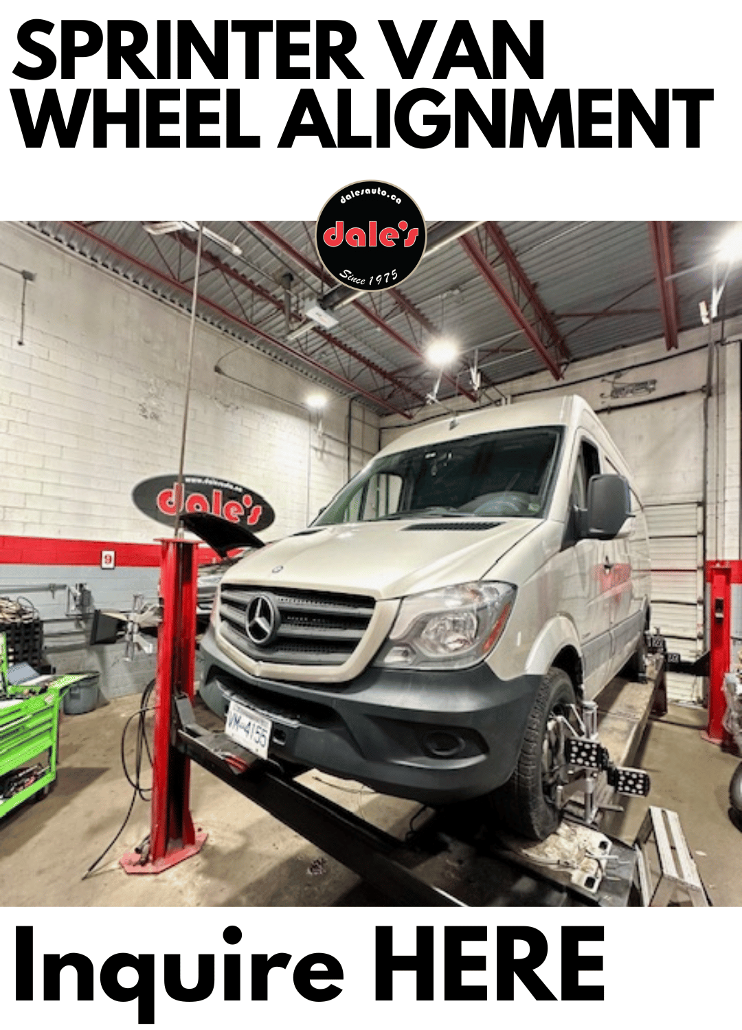 Sprinter Van Wheel Alignment Dales Auto Service (1)