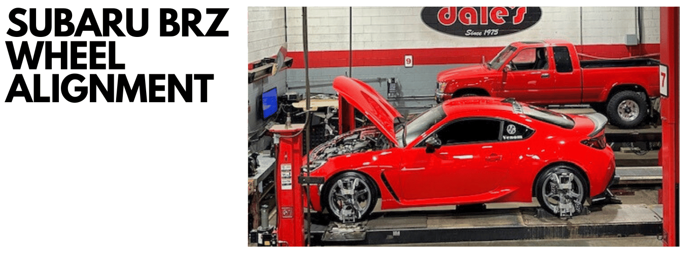 Subaru Brz Wheel Alignment Dales Auto Service