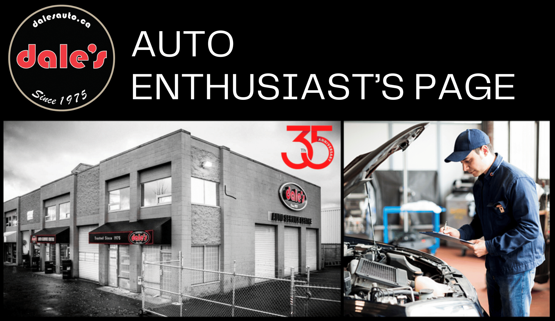 Auto Enthusiast’s Page Dales Auto Service