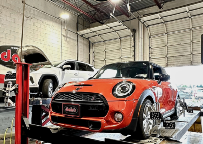 Mini Cooper S in for a Wheel Alignment Near You | Dale's Auto Service | Dales Auto Service 604-530-9160 | Auto Repair, Brakes, Tires, Wheel Alignment Service Near Me