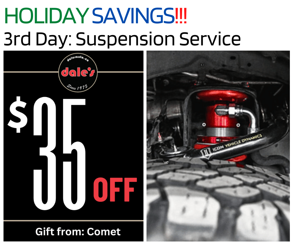 30% off Wheel Alignment Dale's Auto Service Dec 13 (2)