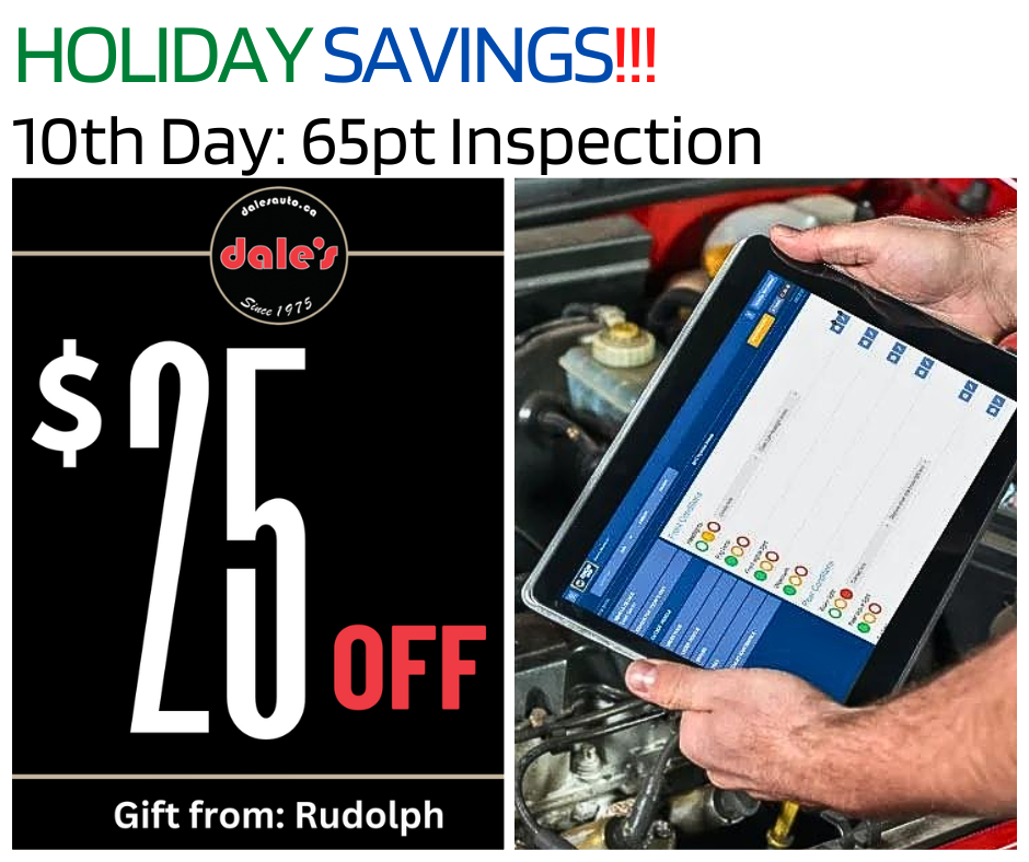 30% off Wheel Alignment Dale's Auto Service Dec 13 (2)