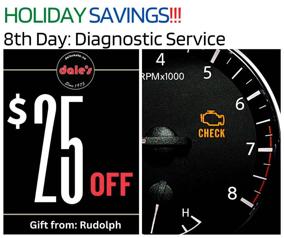 30% off Wheel Alignment Dale's Auto Service Dec 13 (2)