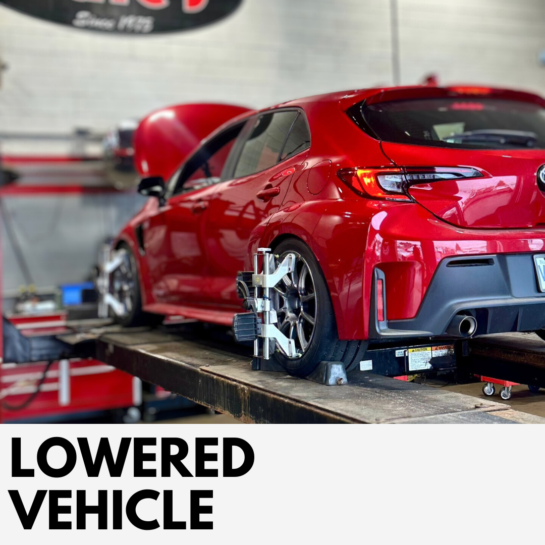 Lowered Vehicle Wheel Alignment Dale's Auto Service Modified Vehicle Wheel Alignment | Walnut Grove Mechanic | Dales Auto Service 604-530-9160 | Auto Repair, Brakes, Tires, Wheel Alignment Service Near Me