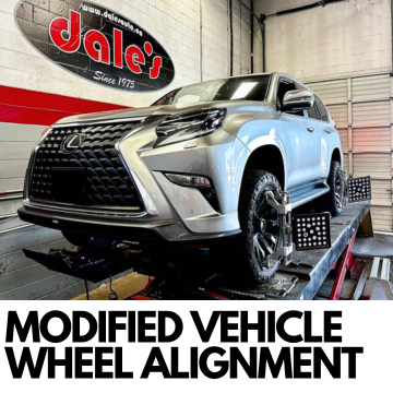 Modified Vehicle Wheel Alignment Modified Vehicle Wheel Alignment Dales Auto Service