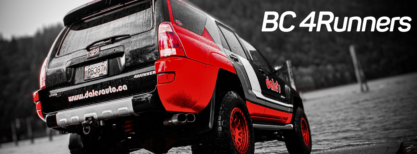 Bc 4runners at Dale's Auto Service 