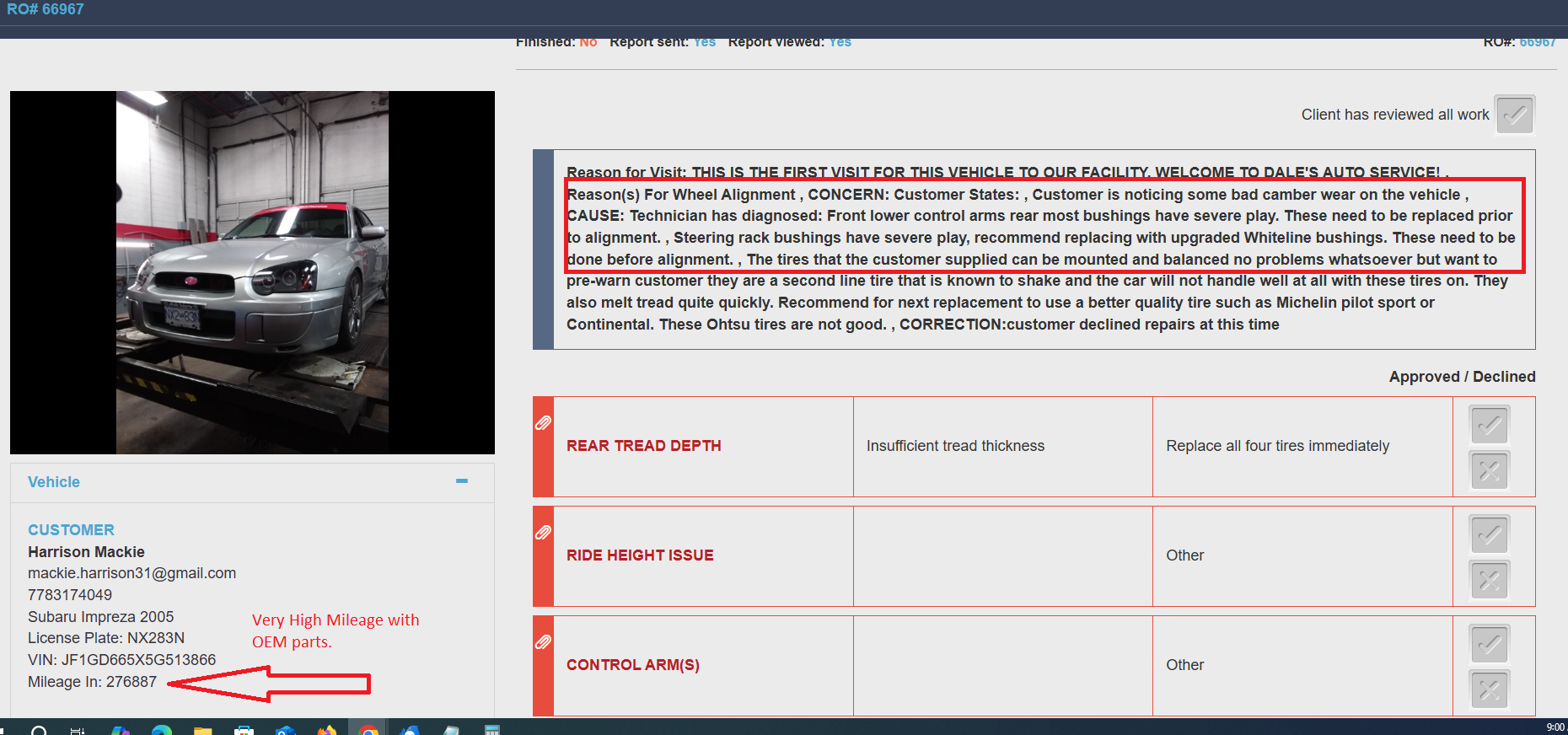 Complete Trust with Dale’s Auto Service: Harrison M. Review | Dales Auto Service 604-530-9160 | Auto Repair, Brakes, Tires, Wheel Alignment Service Near Me