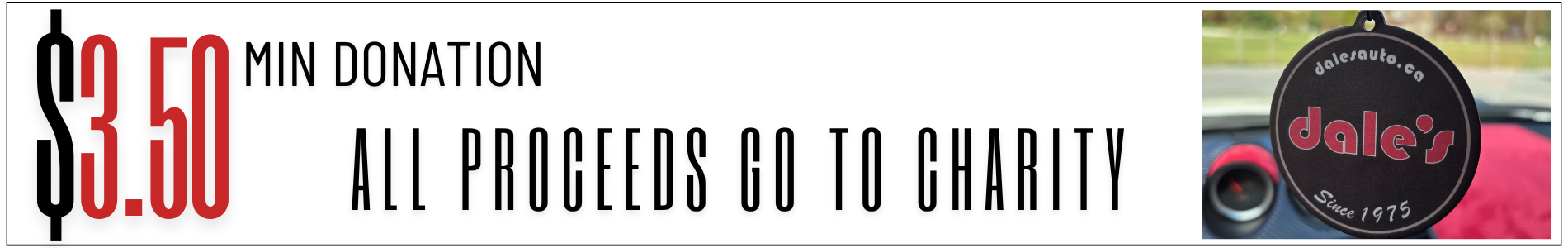 Air Freshener for Charity Dales Auto Service 3 Air Freshener for Charity Dales Auto Service 3