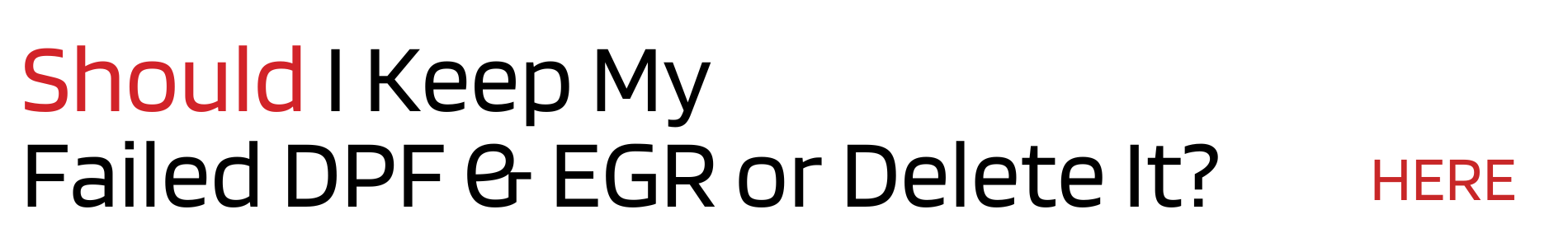 Egr Dpf Service Repair Dales Auto Service