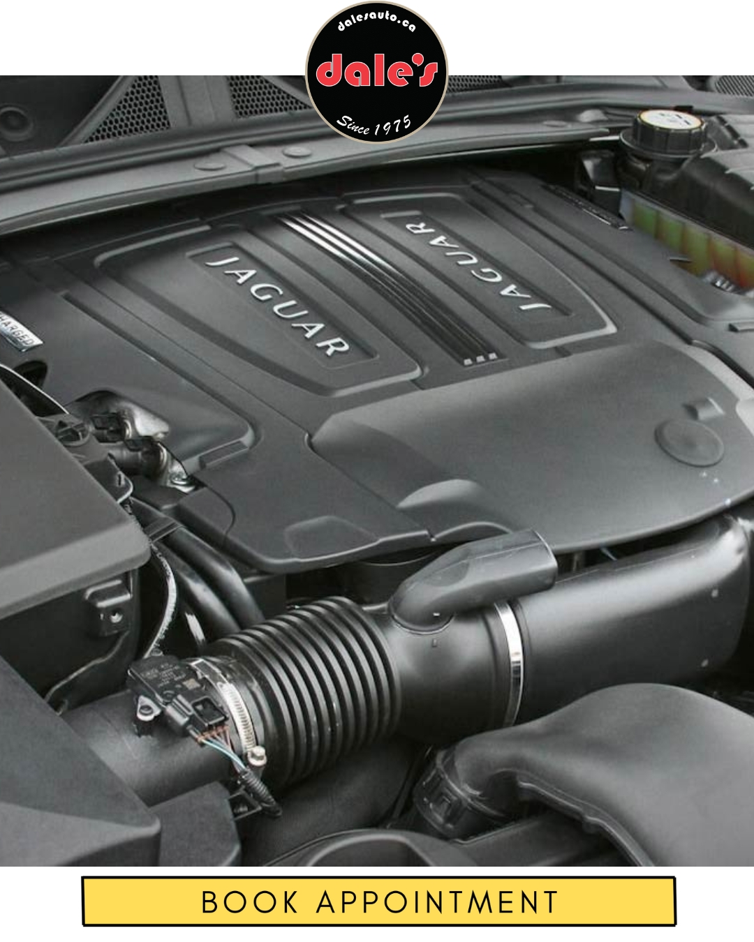 Jaguar Walnut Shell Blasting at Dales Auto Service