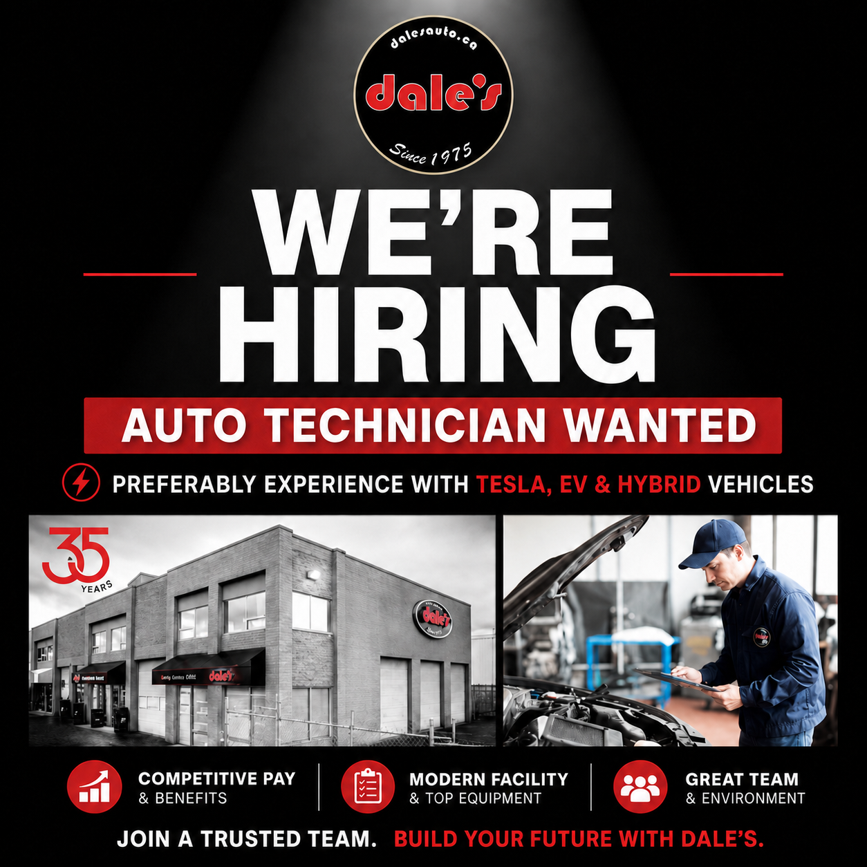 Auto Repair & Tires in Surrey & Langley | Dales Auto Service | Dales Auto Service 604-530-9160 | Auto Repair, Brakes, Tires, Wheel Alignment Service Near Me Surrey Bc We are hiring Dales auto service