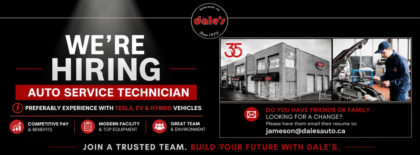 Auto Repair & Tires in Surrey & Langley | Dales Auto Service | Dales Auto Service 604-530-9160 | Auto Repair, Brakes, Tires, Wheel Alignment Service Near Me Surrey Bc Dales auto service we are hiring